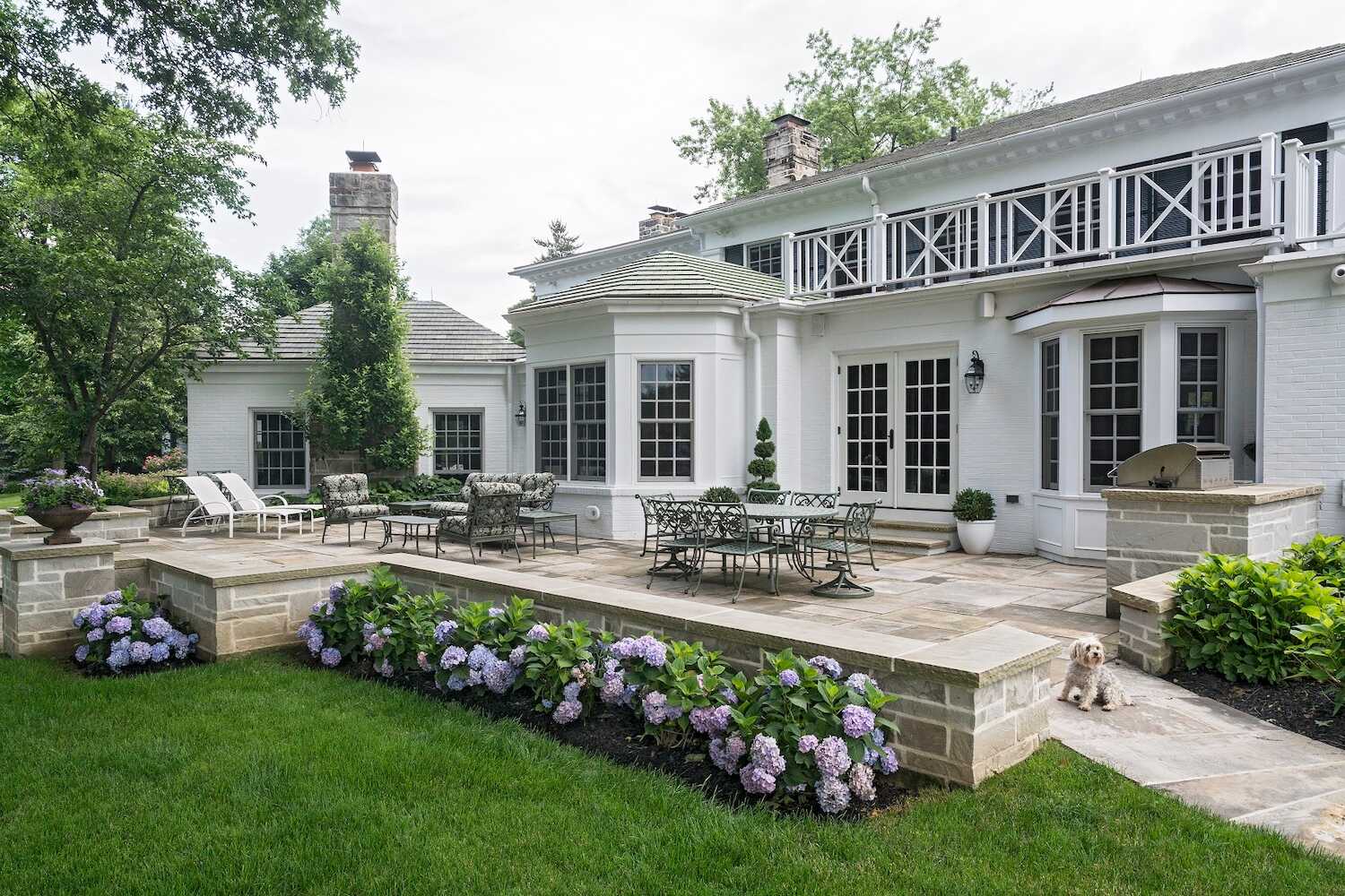 Landscape design, paver patio, and retaining wall in Novelty, OH