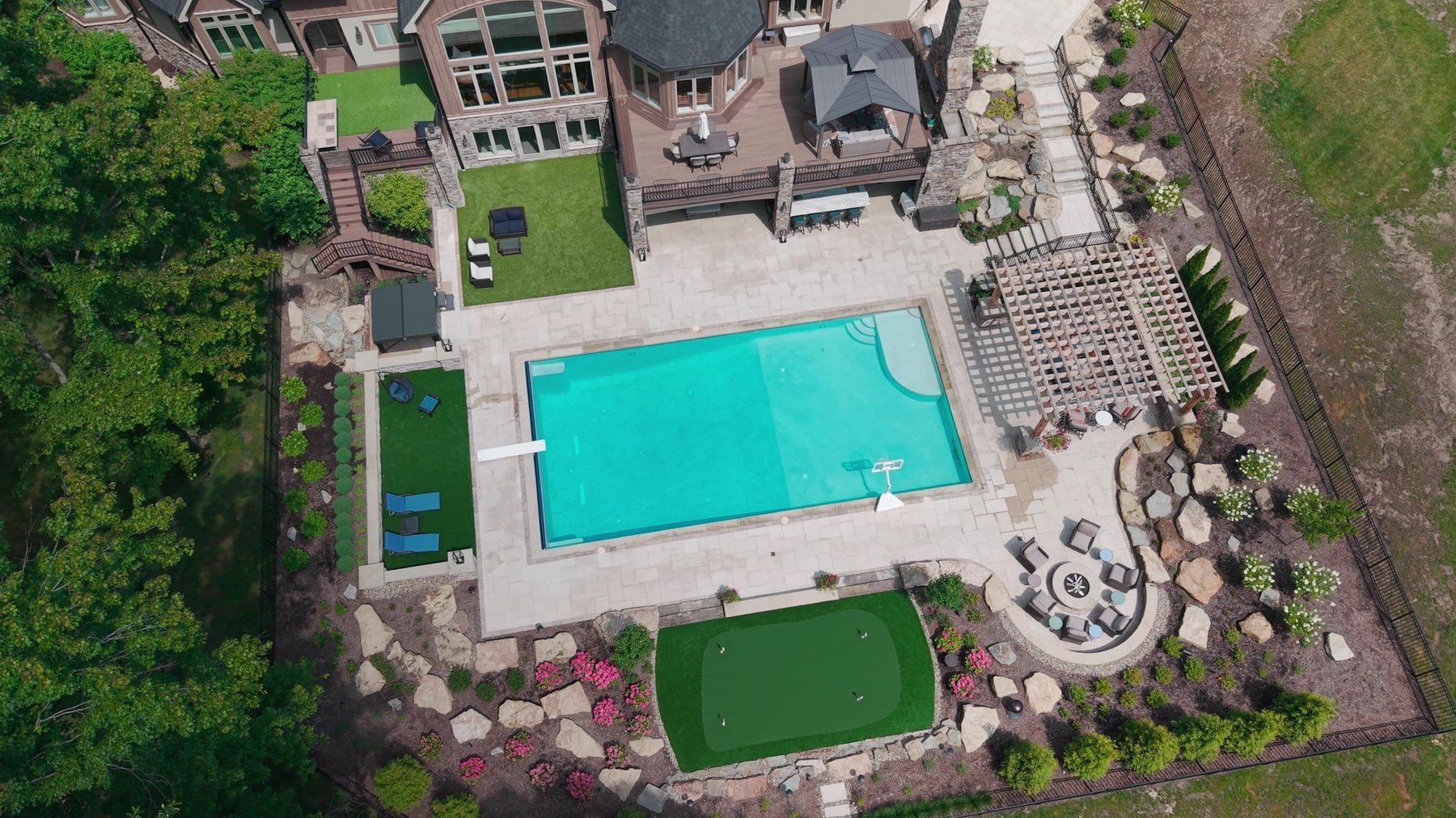Residential landscape design and build by Exscape Group